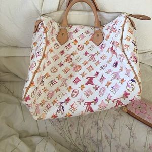 Authentic Louis Vuitton Richard prince watercolor